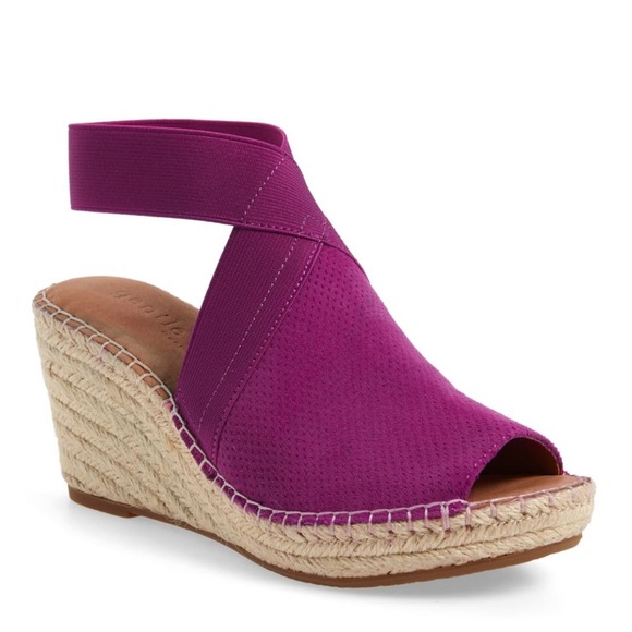 Kenneth Cole Shoes | Gentle Souls Kenneth Cole Colleen Espadrille Suede | Color: Cream/Purple | Size: 6 | Heartneworleans's Closet